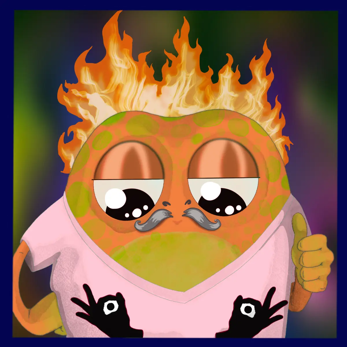 Toadley Calmflame, Froghood token 674